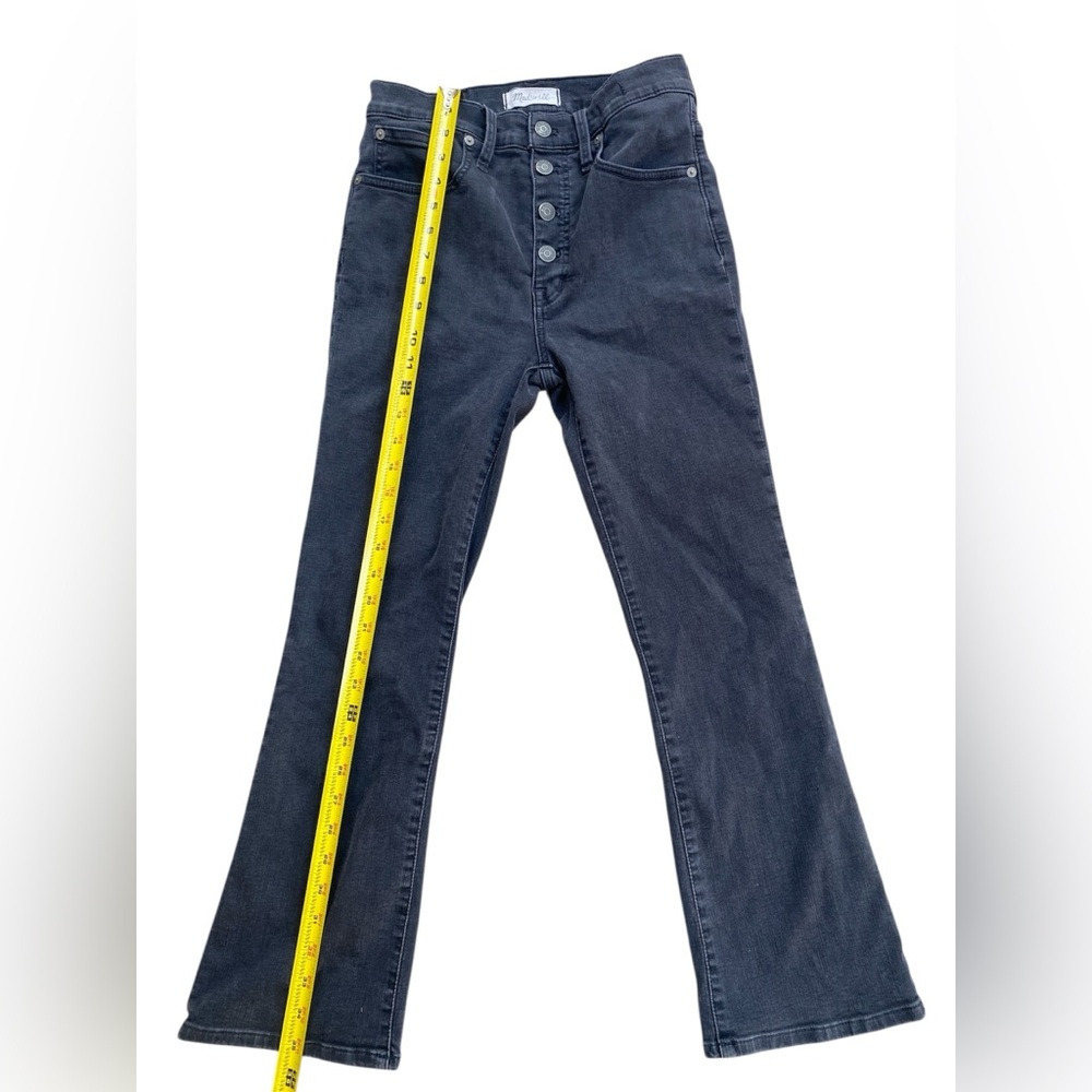 Madewell Charcoal Flare & Wide Leg Jeans - Picture 2 of 7